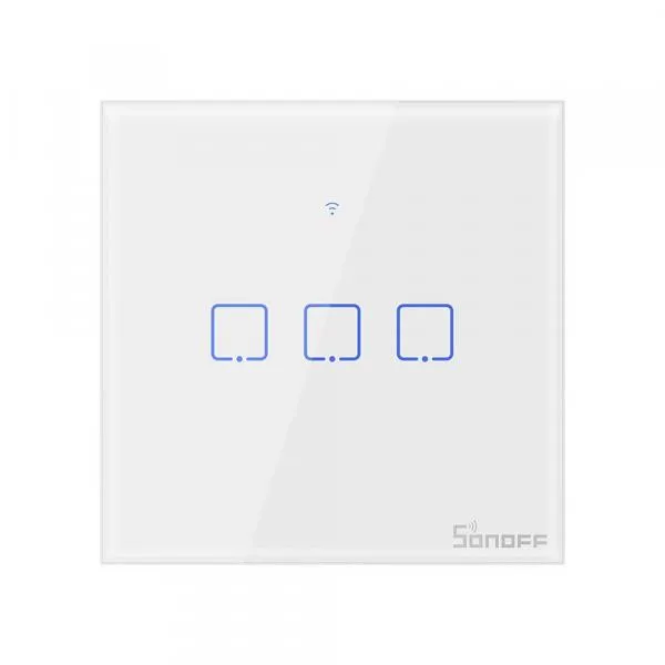 WiFi выключатель Sonoff Touch T0 (EU, 3 Gang, White)#1