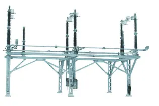 Разъединители наружной установки горизонтально-поворотного типа, напряжением 220 kV серии РГП-220#1