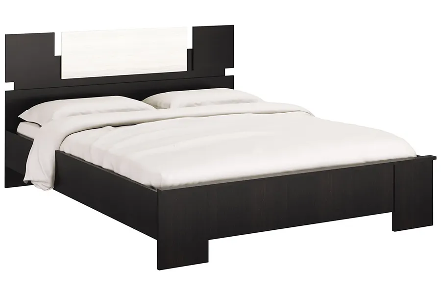 Двуспальная кровать «Сиена блэк»#1