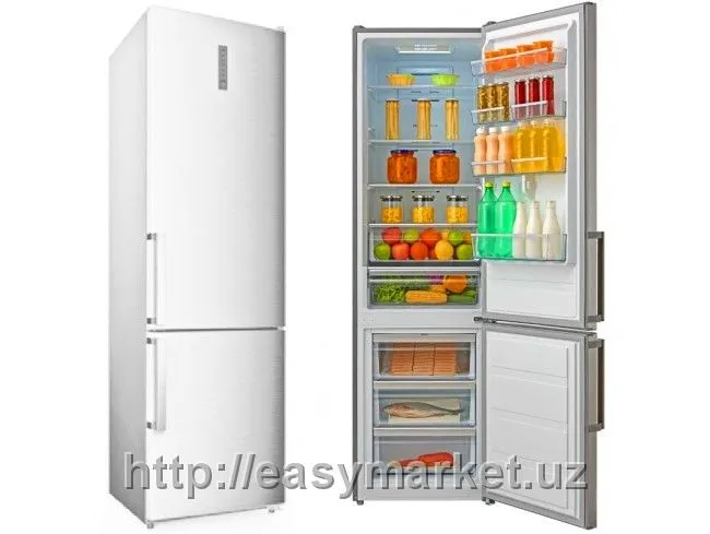 Холодильник Midea HD-468RWEN(W) Жемчужный#1