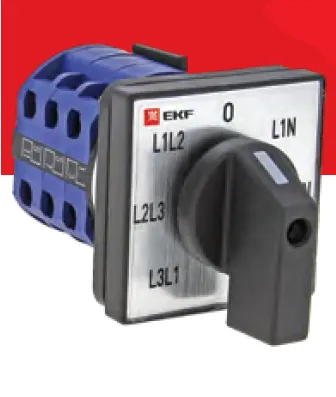 Переключатели кулачковые ПК-1-73 10А 3P Для вольтметра (Линейное напряжение) EKF PROxima#1