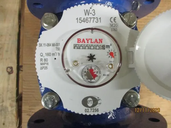Счетчики воды турбинный W-3 DN125 BAYLAN Турция#1