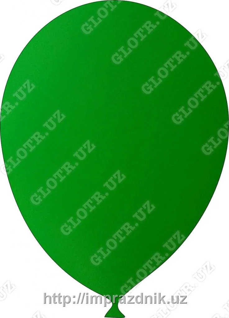 Латексный шар 9"/23см "Темно-Зеленый" 100шт#1
