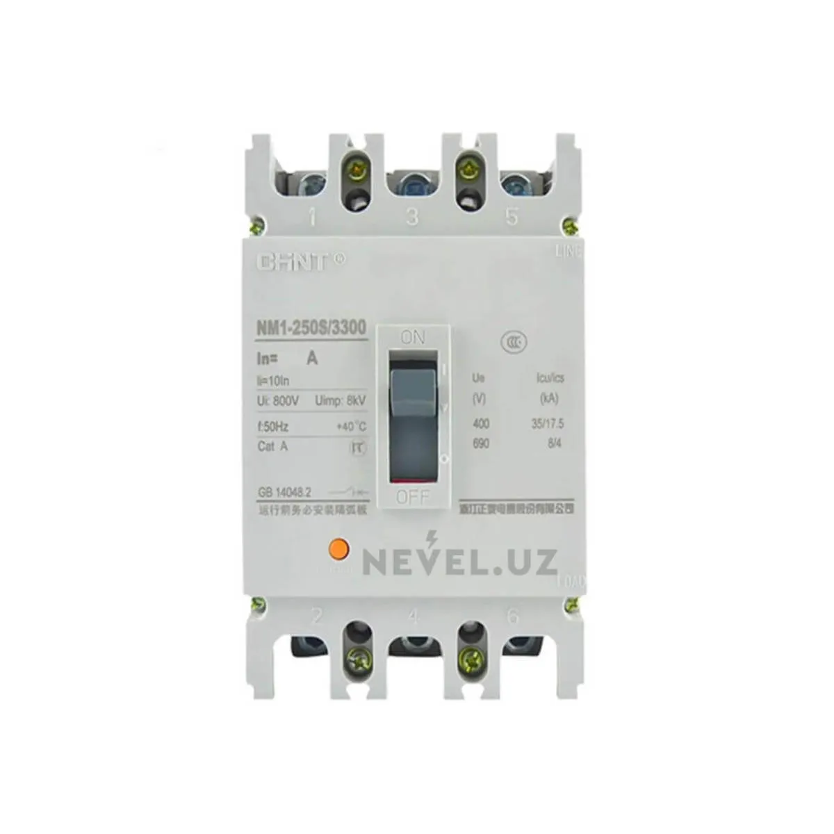 Автоматический выключатель NM1-250S/3Р 160A 25кА#1