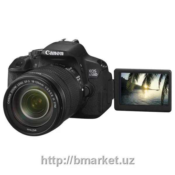 Фотоаппарат зеркальный Canon EOS 650D Kit 18-135 IS STM Black#1
