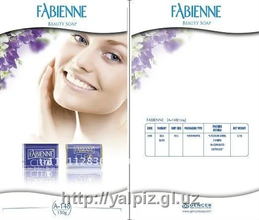 Мыло Fabienne Beauty soap goat milk 90 гр#1