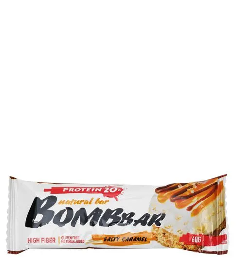 BOMBBAR протеиновый батончик 60г(соленая карамель)#1