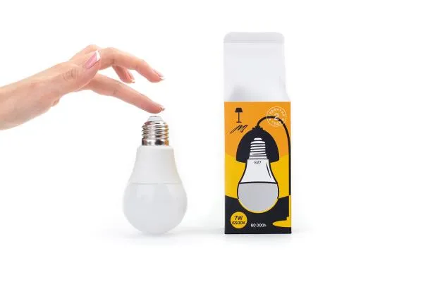 Энергосберегающая светодиодная лампочка LED грушевидная лампа#3