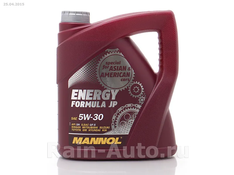 Моторное масло Mannol ENERGY FORMULA JP  5w30 GM dexos I  API SN   4 л#5