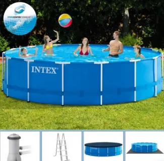 Каркасный бассейн Intex круглый 457x122 см полный комплект#1