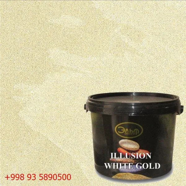 Декоративная штукатурка ILLUSION WHITE GOLD Ottocento Gold#1