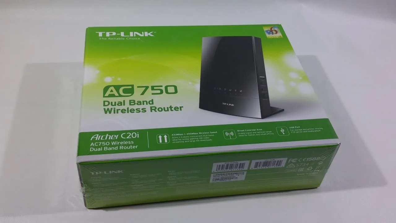 WiFi роутер Dual Band Archer C20i  AC750#2