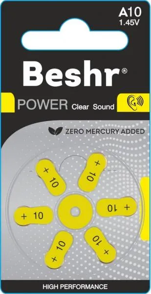 Батарейки для слуховых аппаратов POWER CLEAR SOUND#3