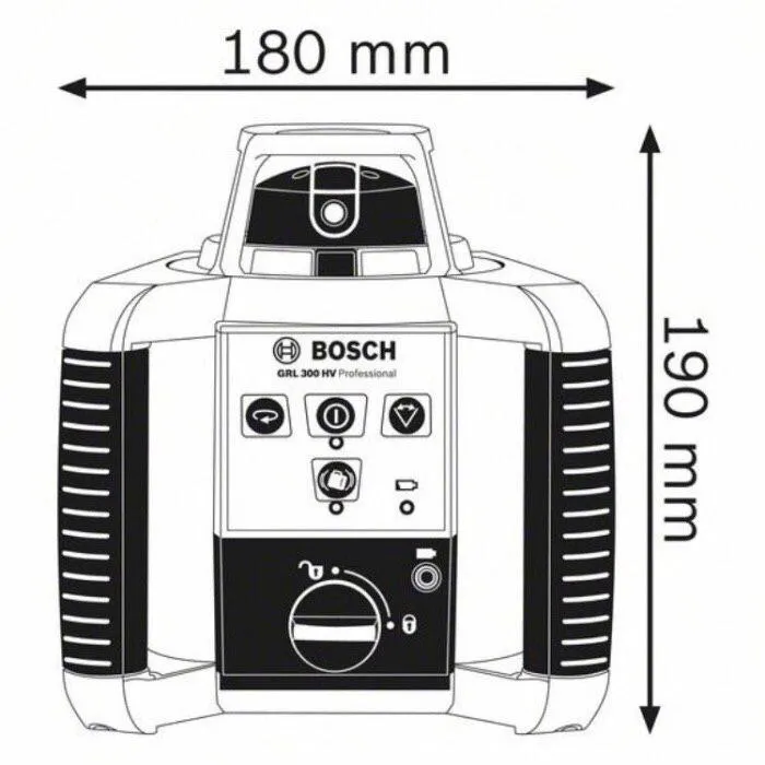 Ротационный лазер (нивелир) Bosch GRL 300 HV professional#2