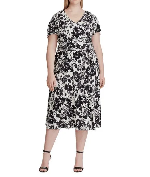 Платье Ralph Lauren (темные цветы)#1
