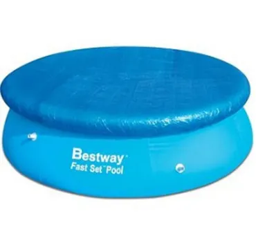 Тент для бассейнов с надувным бортом Fast Set 244 см (d 280 см), Bestway 58032#1