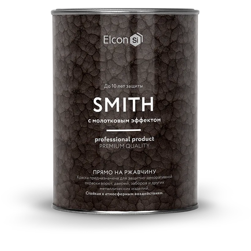 Краска с молотковым эффектом Smith (c молотковым эффектом) черный 0,8кг#1