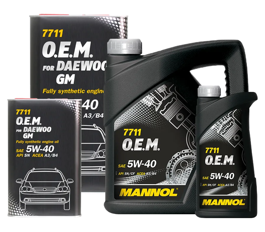 Моторное масло Mannol 7711 O.E.M.for Daewoo GM 5W-40  1л#3