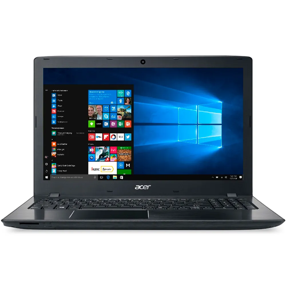 Noutbuk Acer E15/ Intel i5-7200U/ DDR4 4GB/ HDD 500GB/ 15,6" HD LED/ 2GB GeForce GT940MX/ DVD / RUS/ Black#7