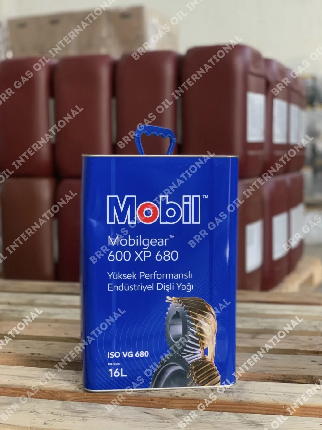 Mineral tishli moy MOBILGEAR 600 XP 68#1