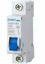Автоматический выключатель (1 полюсные) 4.5kA 1P х-ка C 10A#1