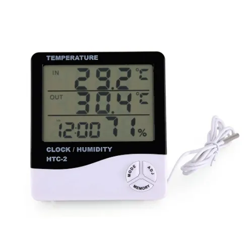 Термогигрометр, будильник HTC-2A#1