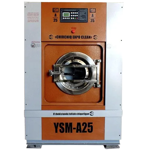 Промышленная подрессоренная стирально-отжимная машина на независимой подвеске для прачечной серии YSM-A 25кг автомат#1