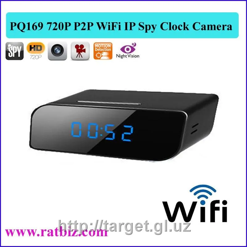 IP WiFi - Часы Камера Full HD 1080P#2