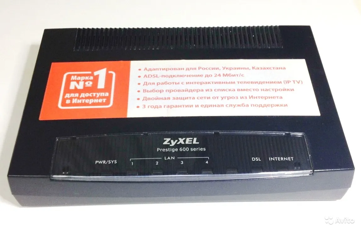 ADSL маршрутизатор ZyXEL P-660HT EE#3