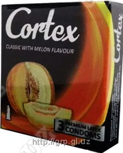 Презервативы CORTEX классические с запахом дыни#1