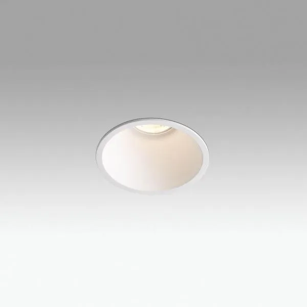 Утопленный точечный светильник 2xGU10 круглый, белый#1