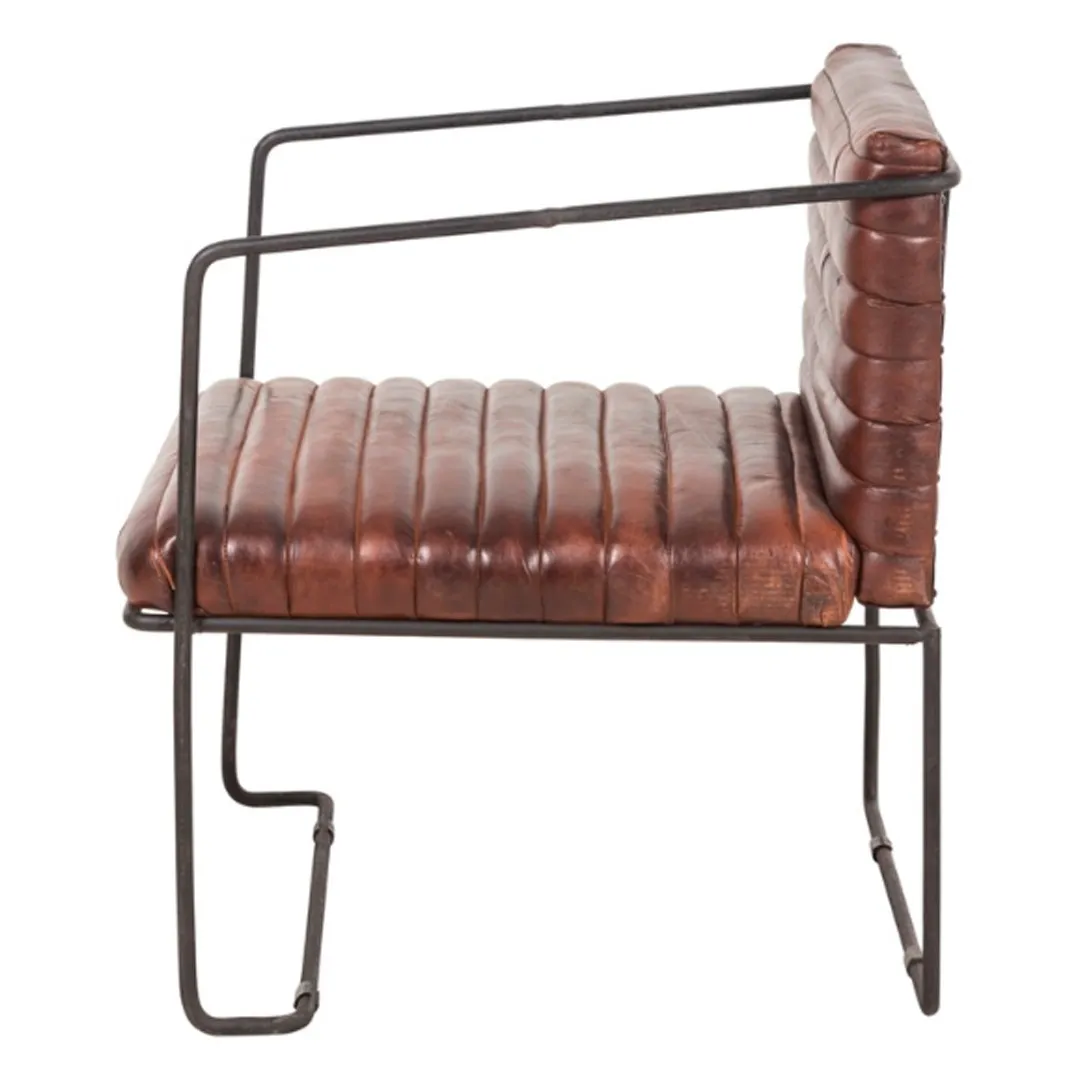 Кожаное кресло (коричневое)#3