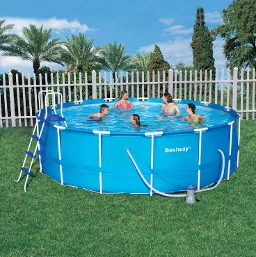 Каркасный бассейн круглый 457х122 см, полный комплект, Bestway 56438#1