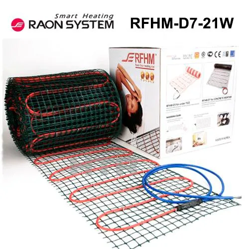 Нагревательный мат Raon System RFHM-D7-21W#1