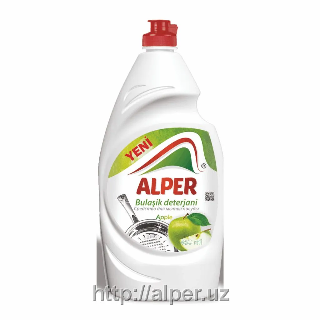 Средство для мытья посуды “Alper Apple“ 460 мл#1