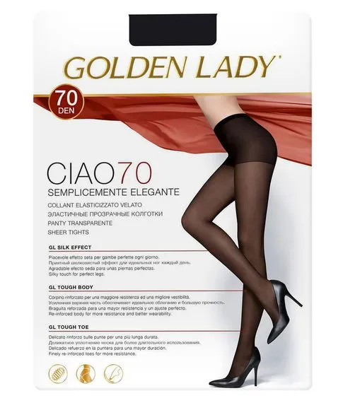 Колготки Golden Lady Ciao Nero (черный), 70 den#1