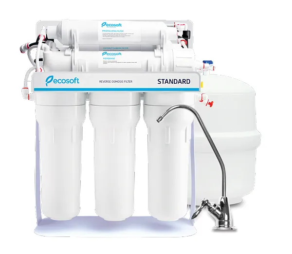 Ecosoft Standard teskari osmos filtri pompasi bilan#1