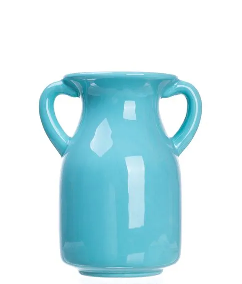 Декоративная керамическая ваза-кувшин (17 см)#2