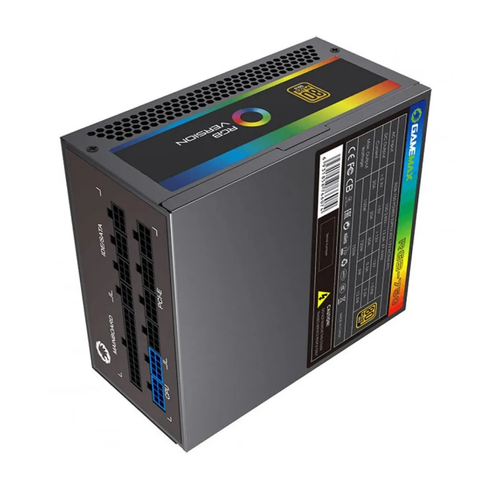 Блок питания GameMax RGB750 Rainbow 750W 80-PLUS Gold#3
