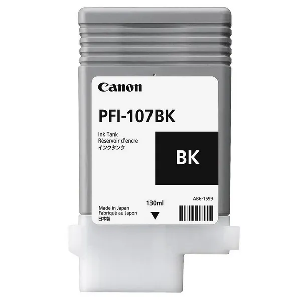 Картридж Canon PFI107 BK (130 ml) для IPF770/670#1
