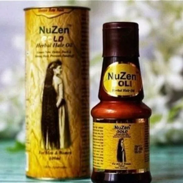 Лечебное травяное масло для роста волос Nuzen gold oil#1