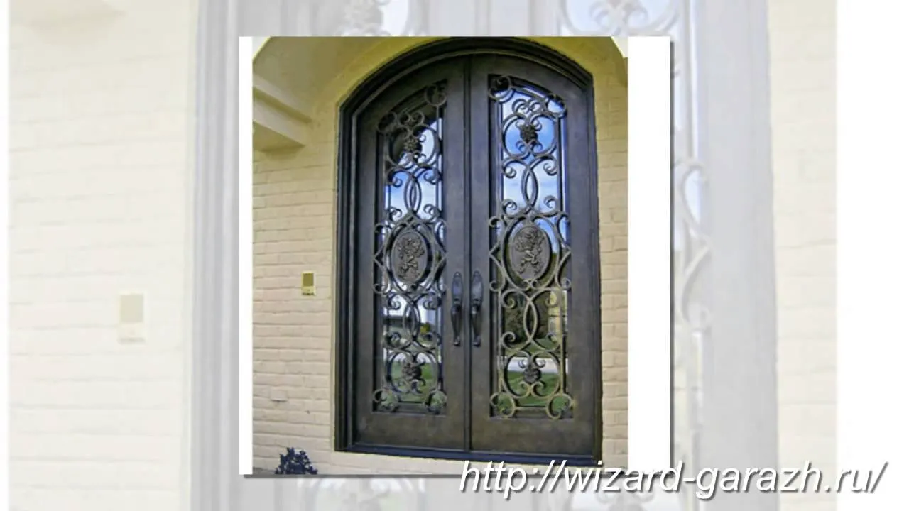 Художественные кованые двери#9