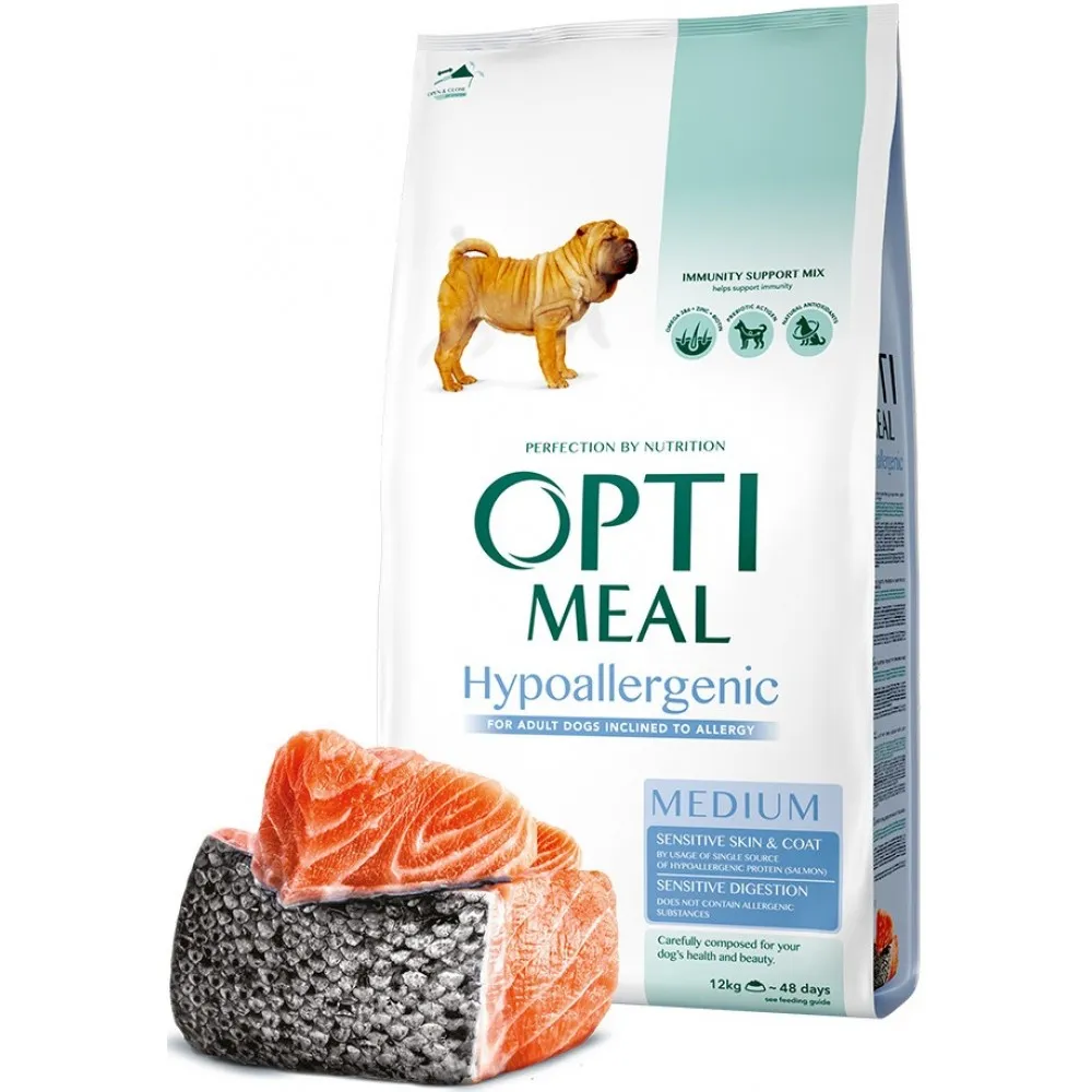 Гипоаллергенный корм для собак средних пород с лососем — 1кг#1