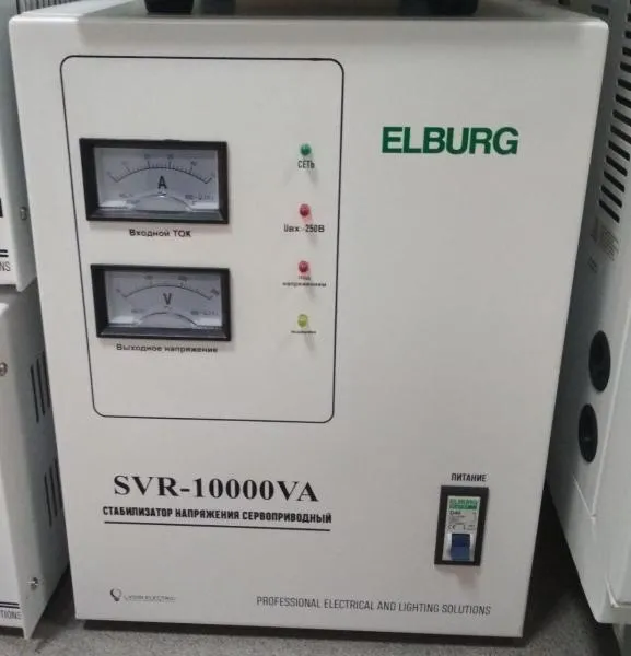 Стабилизаторы напряжения латерные сервоприводные 1-р,SVR-10000ВА ELBURG#2