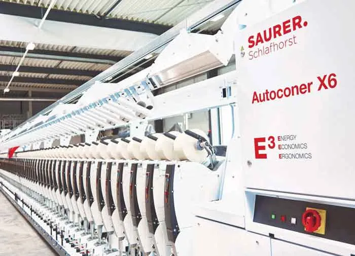 Монтаж нового текстильного оборудования Saurer Spinning Solutions#1