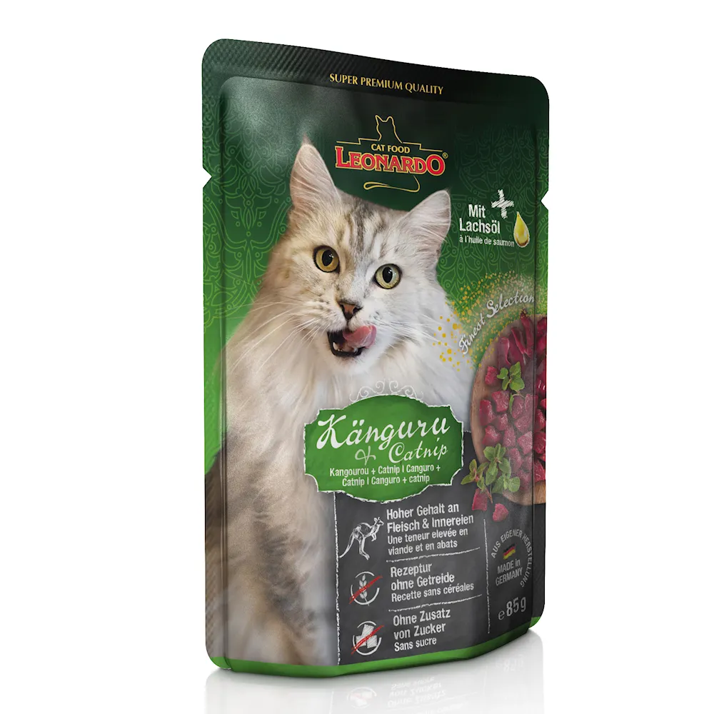 Влажный корм для взрослых кошек — кенгуру + кошачья мята#1