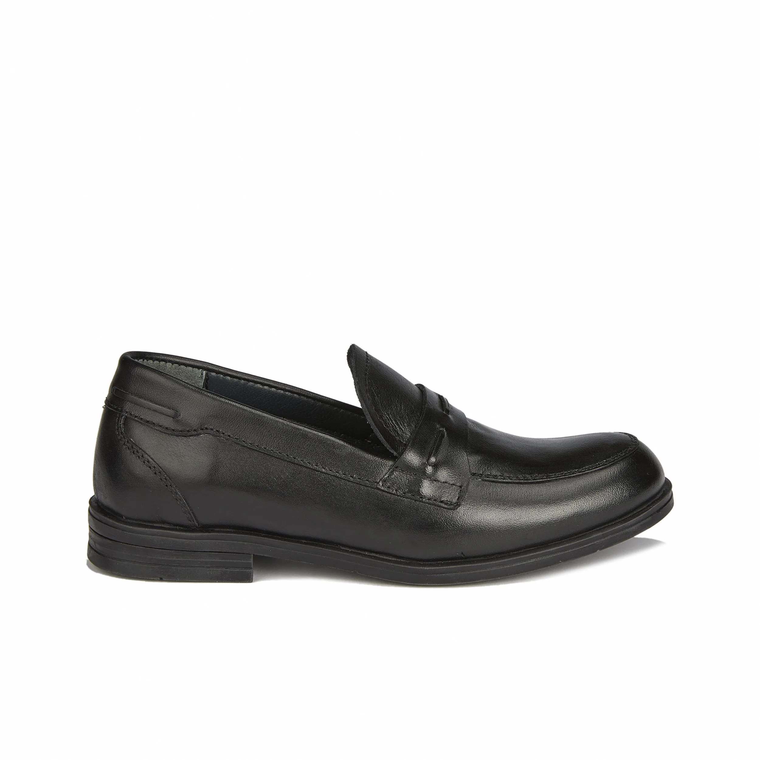 Школьная кожаная обувь Smith (черные)#2