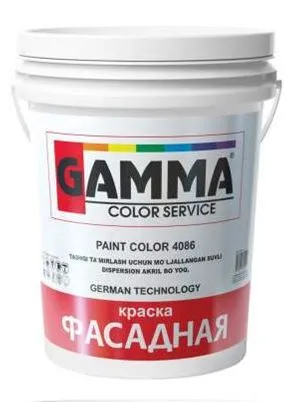 Водоэмульсионная краска Фасадная "GAMMA COLOR"#1