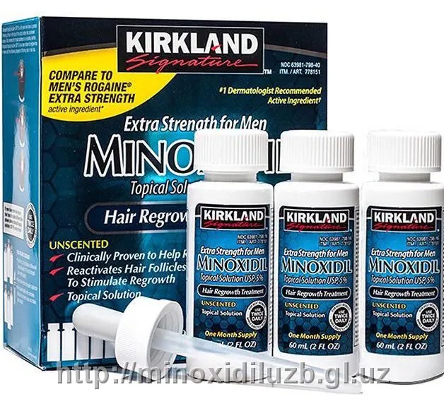 Kirkland Minoxidil 5% Средство для роста волос#3