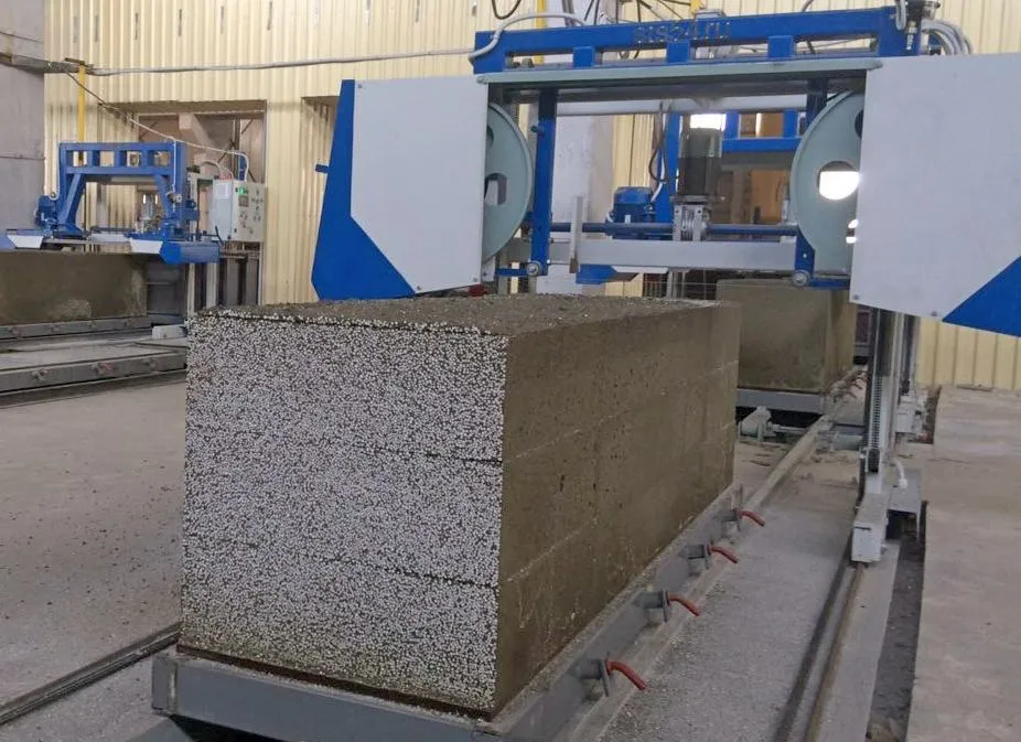 Автоматизированная линия по выпуску блоков из пенобетона с использованием песка в качестве заполнителя, производительностью 50 м3/смену#6